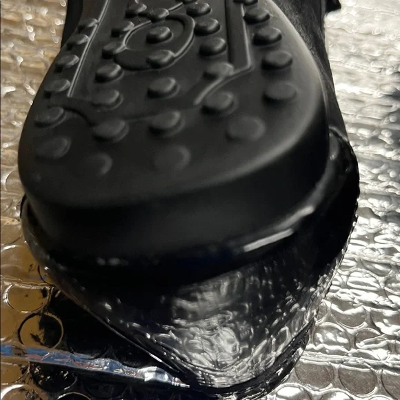 Coach Black Loafers with Silver Emblem - Picture 12 of 16